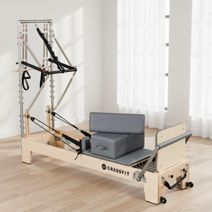 Matériel <span class=keywords><strong>de</strong></span> fitness personnalisé pour la gym : <span class=keywords><strong>Lit</strong></span> d'équilibre d'entraînement Pilates 2-en-1, Machine Reformer Pilates avec tour pour studio <span class=keywords><strong>de</strong></span> yoga et Pilates - Product Image 3