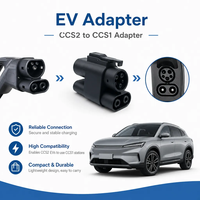 Adaptateur de chargeur EV CCS2 vers CCS1, 250A DC 80A AC, connecteur de charge rapide pour véhicule électrique, étanche IP54