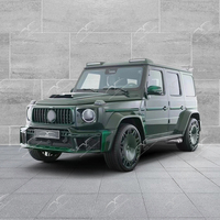 Kit de carrosserie de mise à niveau de type B pour Mercedes Benz G63 W465 2024 Nouvelle fibre de carbone Lèvre avant et diffuseur arrière et capot et passages de roues et éclairage supérieur