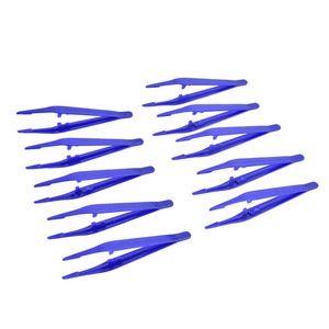 <span class=keywords><strong>Pinzas</strong></span> y Fórceps Quirúrgicos de Plástico Estériles Desechables para Hospital, Certificación CE, Garantía de 3 Años - Product Image 1