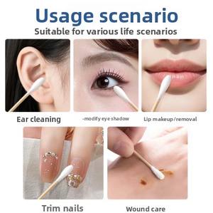 أعواد قطنية للعناية الشخصية، أعواد قطنية ناعمة، توريد أعواد قطنية للأذن وأعواد قطنية بعصا بلاستيكية من الصين - Product Image 5