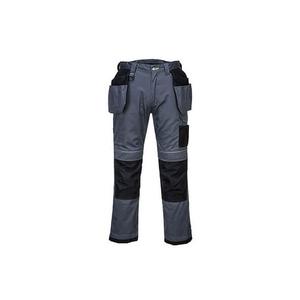 PORTWEST - PW305ZBR40 PW3 Funda elástica Pantalones DE TRABAJO Zoom Grey/Black - EAN 5036108394425 PANTALONES DE TRABAJO DE CARGA - Product Image 1