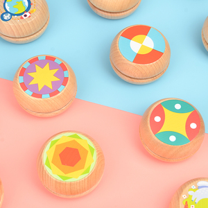 Vente en gros Yo-Yo en bois personnalisé pour bébé, jouet à la mode, <span class=keywords><strong>yoyo</strong></span> en bois pour enfants, activité amusante imprimée ou gravée au laser de haute qualité - Product Image 3