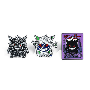 Broche de Gengar de Halloween Único y Creativo, Insignia Metálica de Pokémon, Monstruo de Bolsillo, Elfo Mascota - Product Image 5