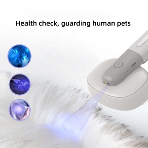 Cepillo de limpieza multifuncional para mascotas 4 en 1 con masaje de vibración de vapor y peine de gato de luz roja con iones de oxígeno negativos - Product Image 5