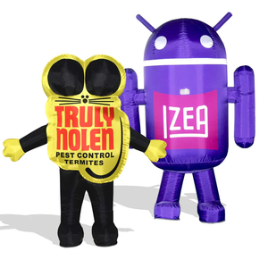 Publicité <span class=keywords><strong>gonflable</strong></span> personnalisée Gonflables de forme <span class=keywords><strong>humaine</strong></span> pour garçon Modèle de dessin animé avec chapeau Poupée homme <span class=keywords><strong>gonflable</strong></span> - Product Image 4