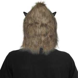 Realistic Wolf <b>Latex</b> Head <b>Mask</b> Animal Costume for Halloween Masquerade Party Carnival Stage Performance - Product Image 4