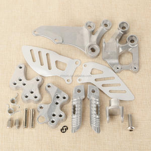 Reposapiés y soporte para motocicleta SUZUKI, estriberas delanteras de Motor de XF-026, para SUZUKI GSXR 600, <span class=keywords><strong>750</strong></span>, 2006-2010 - Product Image 1