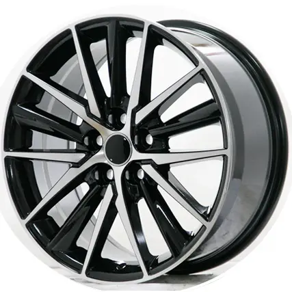 For Toyota Camry alloy rims 17 18 inch 5 holes PCD 5x114.3 black machine face passenger car wheels