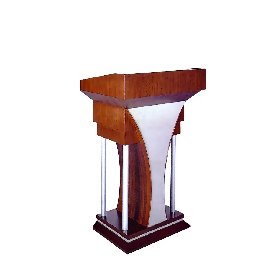 High Quality Church Pulpit / Church Furniture / Wood Pulpits Manufacture School Modern Panel Commercial Furniture Strong 5 Years