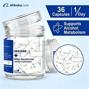 Capsules de soutien à la récupération à base d'<span class=keywords><strong>alcool</strong></span> végétal naturel, 36 unités, complément alimentaire pour la protection du foie et un métabolisme rapide - Product Image 2