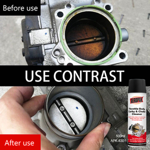 Aeropak Aerosol 500ml Car <span class=keywords><strong>Auto</strong></span> Throttle Body Cleaner Carb Motor de limpieza de automóviles Carburador de carbono Carb Choke Cleaner Spray - Product Image 4