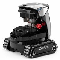 Machine à découper les clés CNC 2M2 TANK 2 Pro TANK II Pro, ajouter des clés de maison, clés Mul-T-lock, clés à fossettes, clés multipoints avec pince FO21 + batterie