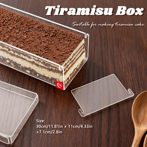 Caja para Pastel de Mousse Tiramisú a Prueba de Polvo, Caja Personalizada para Repostería INSYA, Envase para Productos de Repostería, Herramientas para Pasteles - Product Image 2