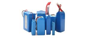 DTP504041 <span class=keywords><strong>2</strong></span> S1P 7.4 V 850 mah lithium Li-ion battery pack with blue PVC - Product Image 5