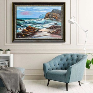 <strong>Pop</strong> Hotel Wall Decor Canvas Artwork Custom Picture 100% Pure Handmade Impressionist Seascape Scenery Oil <strong>Painting</strong> - Product Image 2