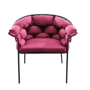 Poltrona Singola <span class=keywords><strong>Aviator</strong></span> di Lusso Moderna in Tessuto, Sedia da Pranzo Popolare all'Ingrosso - Product Image 1