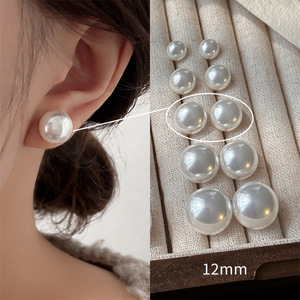 <span class=keywords><strong>Orecchini</strong></span> a Lobo in Argento Sterling con Perla Grande per Donna e Ragazza - Product Image 6