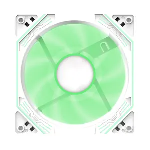 Ruix RX-199 White PBT Frame 24dBA 1100RPM Computer PC Case Cooling Suppliers Gaming PC Cooler RGB Fans For PC Kit