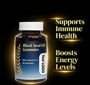 Gomitas de Aceite de Semilla Negra de Marca Privada OEM con Vitaminas D y <span class=keywords><strong>E</strong></span> para el Apoyo Inmunológico de Adultos, Articulaciones, Digestión, Cabello y Piel - Product Image 3