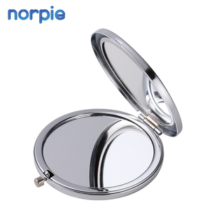 Specchietto Cosmetico Personalizzato, Specchio Tascabile per Trucco, Specchietto Compatto <span class=keywords><strong>in</strong></span> Metallo Personalizzabile con Sublimazione - Product Image 2