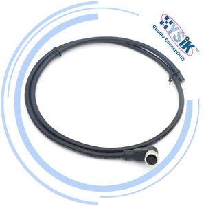 M12สายเคเบิลขึ้นรูป6ขา IP67กันน้ำตัวผู้ตัวเมียสายเชื่อมต่อเซ็นเซอร์พลังงานเทอร์มินัลแบบคู่ - Product Image 2