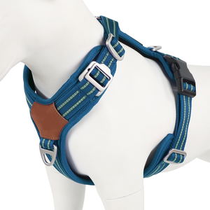 شعار مخصص عاكس قابل للتعديل حماية عاكسة امتصاص الصدمات تسخير التدريب التكتيكي لينة لا سحب تسخير الكلب - Product Image 5