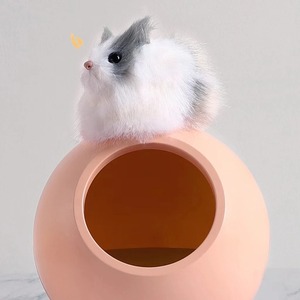 Touch LED Cute Little Pet House LED Rechargeable Atmosphere Night Light Portable Bluetooth Speaker Music Led Desk <b>Table</b> Lights - Product Image 2