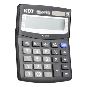 12 Digits Calculator Kt-812 Dual Power Handheld Calculator Calculadora Solar Student Sciencetific Calculator