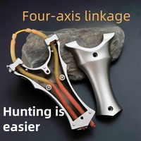 Slingshot en alliage d'aluminium, haute puissance, précision, poignée ergonomique, durable, pour la chasse en plein air et la pratique du tir sur cible