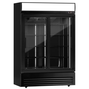 Refrigerador Eléctrico para Bebidas Gastro GGM - 880 Litros - Eficiente Energéticamente, 2 Puertas Corredizas de Vidrio y Pantalla Publicitaria - Product Image 4