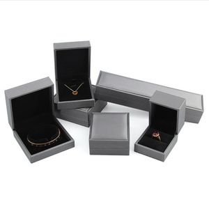 Caja de Joyería de Cuero PU Cepillado de Alta Calidad, Productos del Fabricante, Caja para Set de Joyería al por Mayor, Caja de Joyería con Logotipo Impreso - Product Image 2