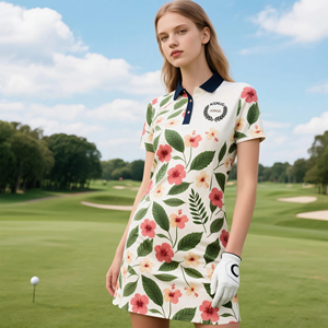 Sublimated <strong>Floral</strong> Women Tennis Wear Custom Design Logo Women's Casual <strong>Skirt</strong> Skorts Stretch Golf Dress - Product Image 5