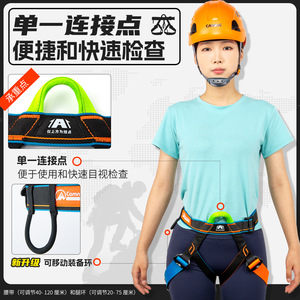 Kit de Cinturón de Seguridad Camnal, Mochila Impermeable de 30L, Casco, Guantes, Mosquetón para Barranquismo, Rappel y Senderismo Fluvial - Product Image 4