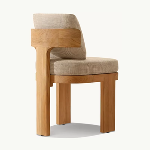 Chất Lượng Cao Rắn Gỗ Ngoài Trời Bàn Ăn Và Ghế Đặt Không Thấm Nước Uv-Kháng Bền Thiết Kế Hiện Đại Cho Khách Sạn & Biệt Thự Sử Dụng - Product Image 3