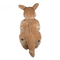 Costume de mascotte de personnage de kangourou de marche mobile gonflable personnalisé pour la publicité