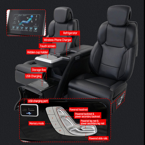 Cadillac Escalade ESV et Lexus 570 SUV Console de luxe Accoudoir VIP Sièges électriques à écran tactile arrière avec matériau en cuir - Product Image 3