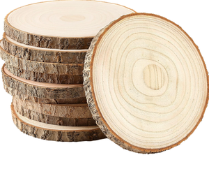 Nouveau chemin de table personnalisé en tranches de bois de mangue vintage de 4 pouces pour la décoration de cérémonie de mariage - Product Image 1
