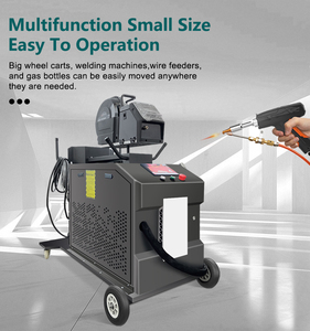 Machine de soudage laser 4-en-1 refroidie par eau pour l'industrie de la réparation automobile, pour souder les tubes carrés, les tubes ronds et les cadres - Product Image 2