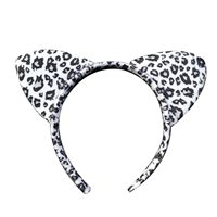 Bandeaux à oreilles de chat, bandeaux à oreilles tigre léopard pour Halloween Cosplay Party
