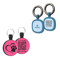 Hot-Selling Silikon Hund ID Tag mit personal isierten QR-Code Classic Style Solid Pattern und Band Dekoration