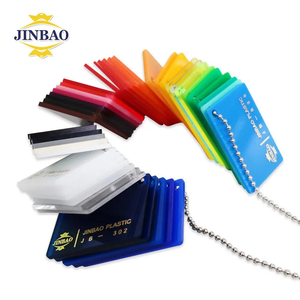 Jinbao 1220x2440มม. 4x8ft 3มม. แผ่นอะคริลิคใสอะคริลิค PMMA แผ่นอะคริลิคสีพลาสติก