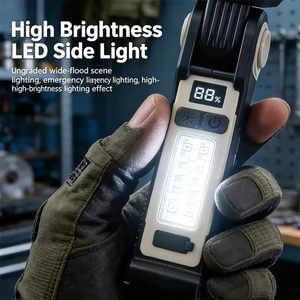 Multifunctional <b>Rechargeable</b> Emergency Car Repair Flashlight <b>LED</b> <b>Working</b> <b>Light</b> with Strong Magnetic Hook for Outdoor Indoor - Product Image 5