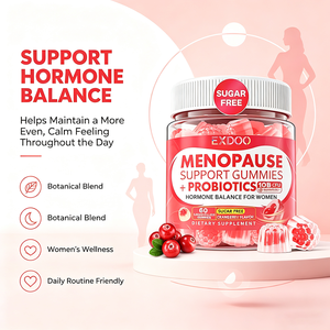 Gomitas para el Alivio de la <span class=keywords><strong>Menopausia</strong></span>, Superalimento, Alivio del SPM, Las Mejores Gomitas de Vitaminas para la <span class=keywords><strong>Menopausia</strong></span>, Venta al Por Mayor - Product Image 6