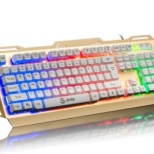 คีย์บอร์ดเกมมิ่งแบบมีสาย Skyloong 104 ปุ่ม RGB Backlit ขนาดเต็ม ป้องกันการกดผิดพลาดพร้อมกัน - Product Image 1