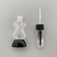Fournisseur de personnalisation – Bouchon à vis en plastique PP écologique de haute qualité, design sapin de Noël, 10 ml, pour vernis à ongles et huiles, corps en PA