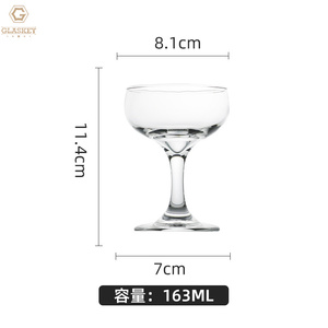 Luxe Banquet Mariage Verre À Vin Rouge Tasse Haute Soucoupe Bar Cocktail Verrerie <span class=keywords><strong>Large</strong></span> Bouche <span class=keywords><strong>Champagne</strong></span> Tour Tasse - Product Image 2