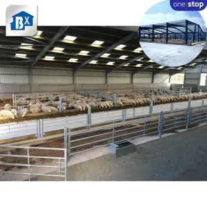Prefabricated Sheep Shed Goat Shed , Goat Farming Sheds Design , Goat House Farm Sheds