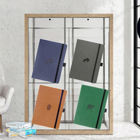 Vente en gros d'ensemble de journaux promotionnels avec logo personnalisé Best-seller cadeau A5 en matériau PU pour le bureau et l'école