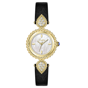 <span class=keywords><strong>Reloj</strong></span> de Cuarzo para Mujer Scottie 9609 con Correa de Cuero Elástica Impermeable y Hebilla, Caja de Regalo, a la Moda - Product Image 2